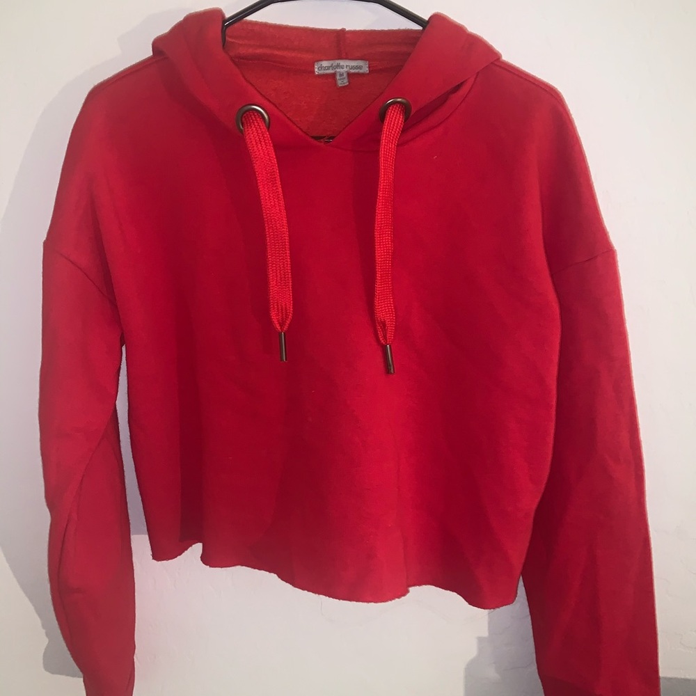 Charlotte russe cropped hoodie!